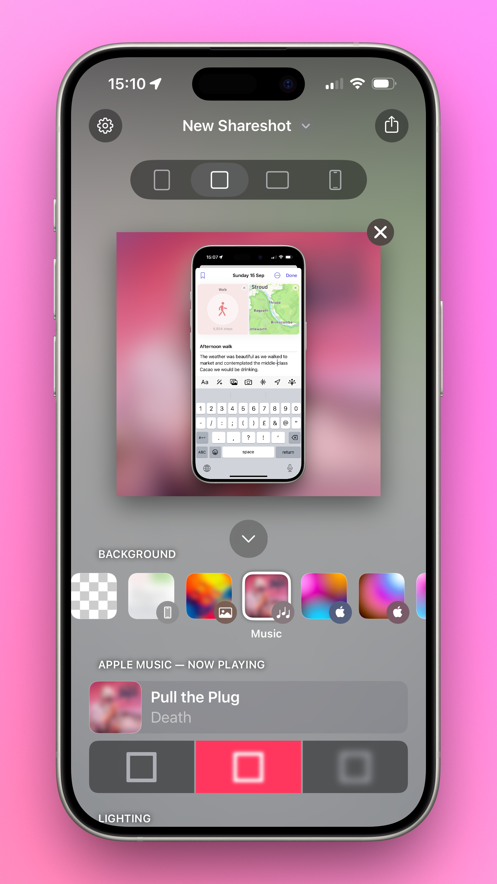 iOS 18 Control Widget